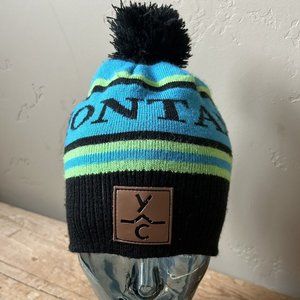 Yellowstone Club YC Pom Beanie by Cirque Ski Big Sky Montana - VGC